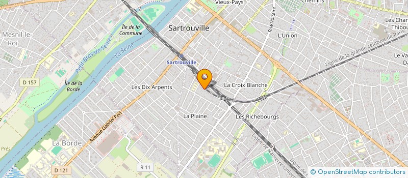 localisation de l'entreprise ENTHROPIA  SARTROUVILLE