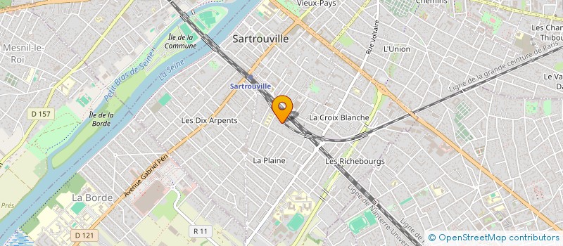 localisation de l'entreprise ENTHROPIE  SARTROUVILLE