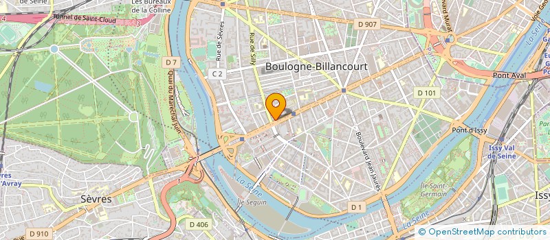 localisation de l'entreprise ENTILY DRUM AND BASS à BOULOGNE-BILLANCOURT