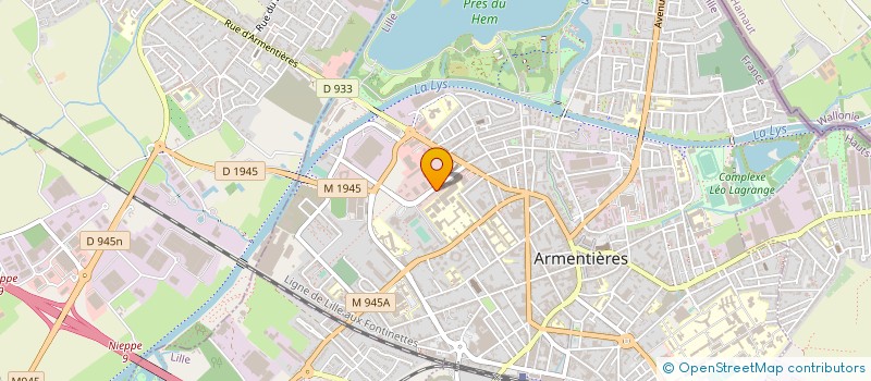 localisation de l'entreprise ENTIME à ARMENTIERES