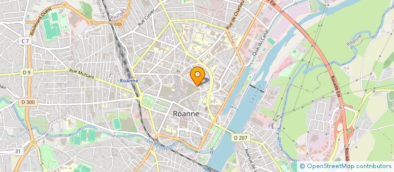 localisation de l'entreprise ENTIS SENIORS  ROANNE