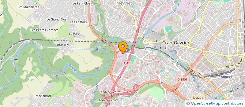 localisation de l'entreprise ENTIS SOLUTIONS  ANNECY