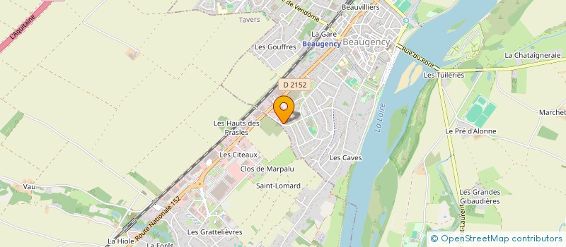localisation de l'entreprise ENTOMO FAUNA à BEAUGENCY