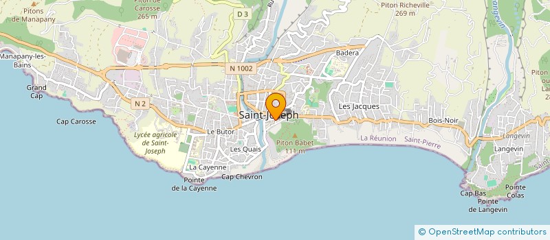 localisation de l'entreprise ENTOUR'AGE à SAINT-JOSEPH