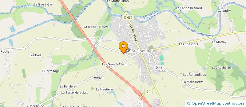 localisation de l'entreprise ENTOUR'AGE  SAINT-DOMINEUC