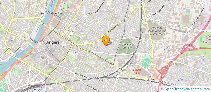 localisation de l'entreprise ENTOUR'AGES à ANGERS