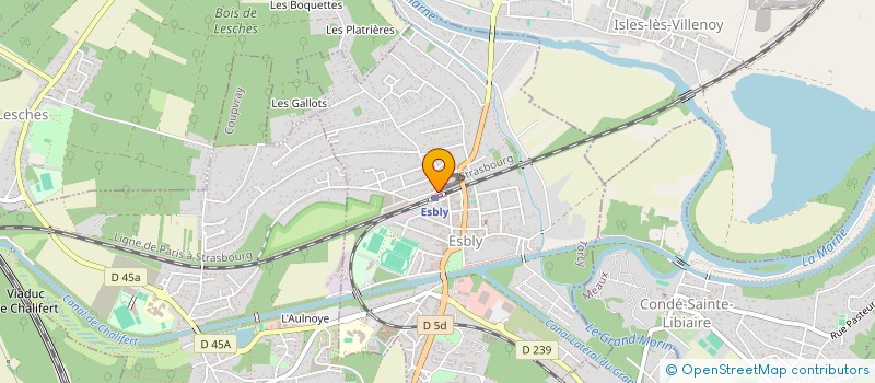 localisation de l'entreprise ENTOUR AGES à ESBLY