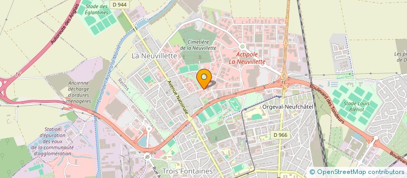 localisation de l'entreprise ENTOURAGE à REIMS