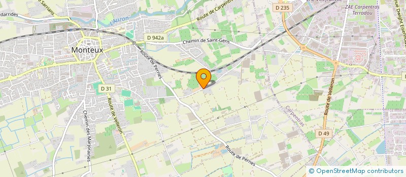 localisation de l'entreprise ENTOURAGE  LE THOR