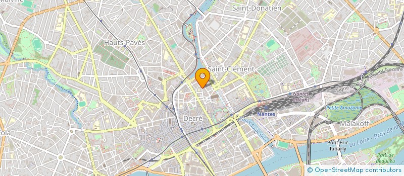 localisation de l'entreprise ENTOURAGE à NANTES