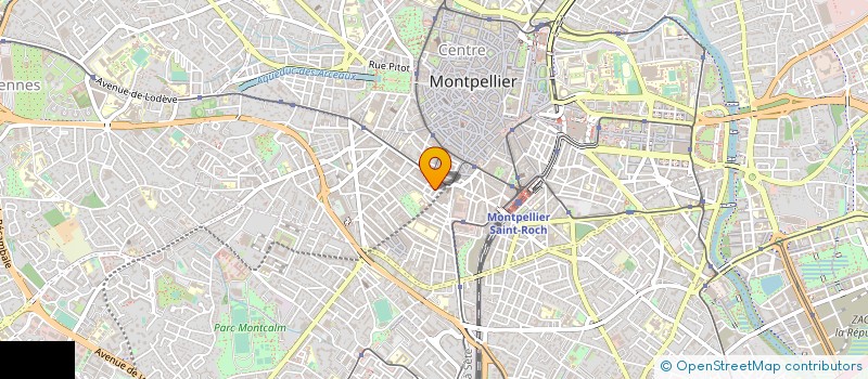 localisation de l'entreprise ENTOURAGE ASSOC.MANDATAIRE RESSOURCES à MONTPELLIER
