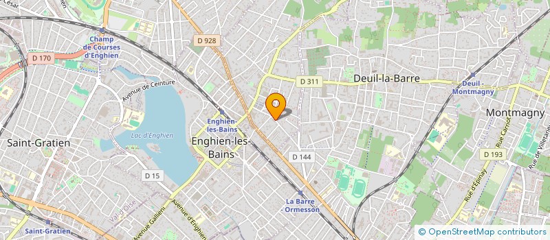 localisation de l'entreprise ENTOURAGE CREATIF  MONTMORENCY