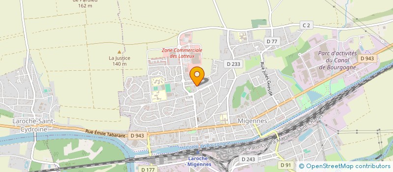 localisation de l'entreprise ENTOURAGE MARKET  MIGENNES