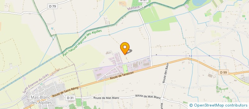 localisation de l'entreprise ENTPR CONSTRUCTION IMMOBILIERE TOURISTIQ  SAINT-REMY-DE-PROVENCE