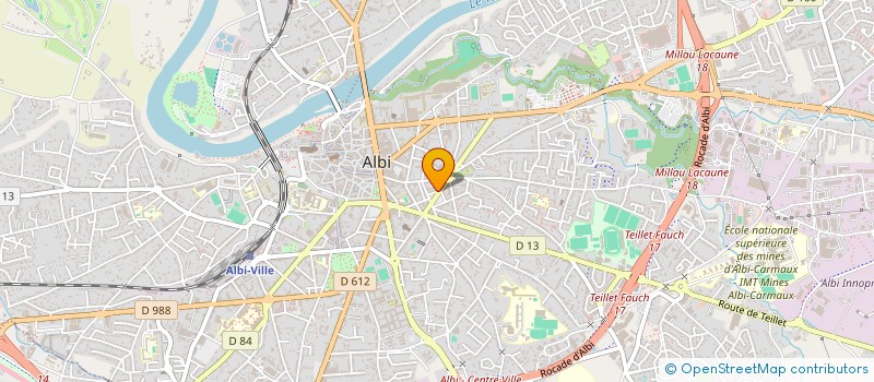 localisation de l'entreprise ENTR'ACTE à ALBI