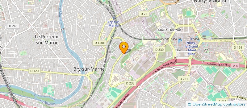 localisation de l'entreprise ENTR'ACTE  BRY-SUR-MARNE