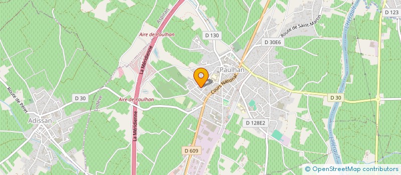 localisation de l'entreprise ENTR'ACTES  PAULHAN