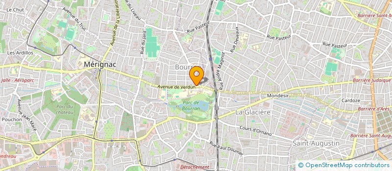 localisation de l'entreprise ENTR ACTES à MERIGNAC