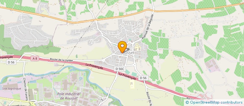 localisation de l'entreprise ENTR'AID  ROUSSET