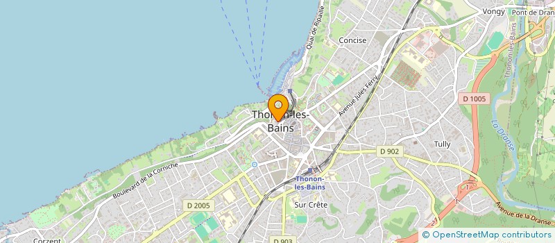 localisation de l'entreprise ENTR AIDE à THONON-LES-BAINS
