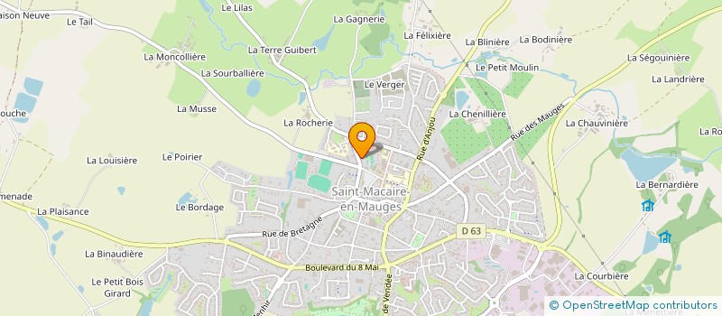 localisation de l'entreprise ENTR'AIDE à SEVREMOINE