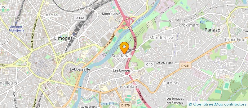 localisation de l'entreprise ENTR'AIDE AMICALE DE SOUDANAS à PANAZOL