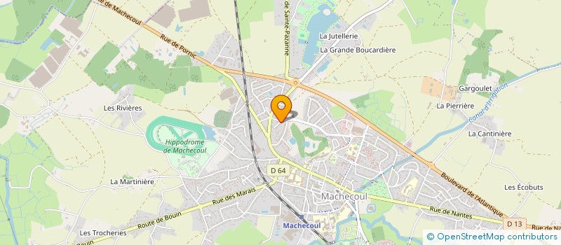 localisation de l'entreprise ENTR AIDE AVENIR PAYS DE RETZ ET LOGNE  MACHECOUL-SAINT-MEME