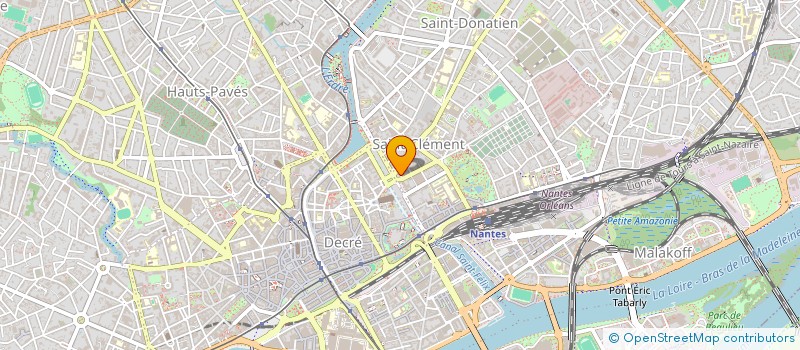 localisation de l'entreprise ENTR AIDE DES VEUVES DE GUERRE à NANTES