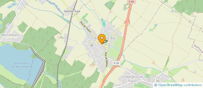 localisation de l'entreprise ENTR'AIDE DESERT  ASPACH-LE-BAS