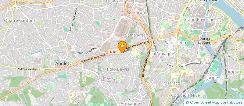 localisation de l'entreprise ENTR'AIDE DU PAYS BASQUE à BAYONNE