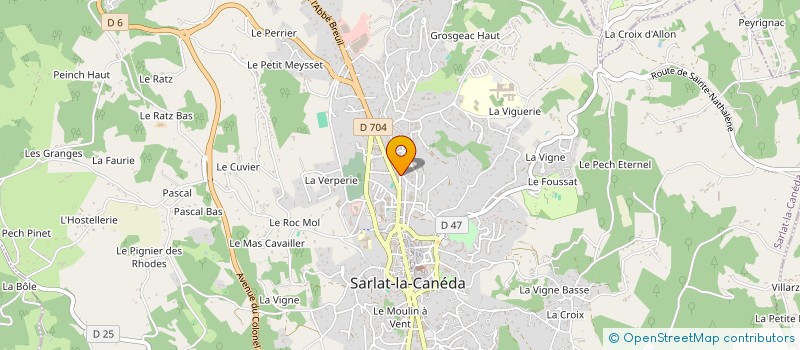 localisation de l'entreprise ENTR'AIDE MAMANS à SARLAT-LA-CANEDA