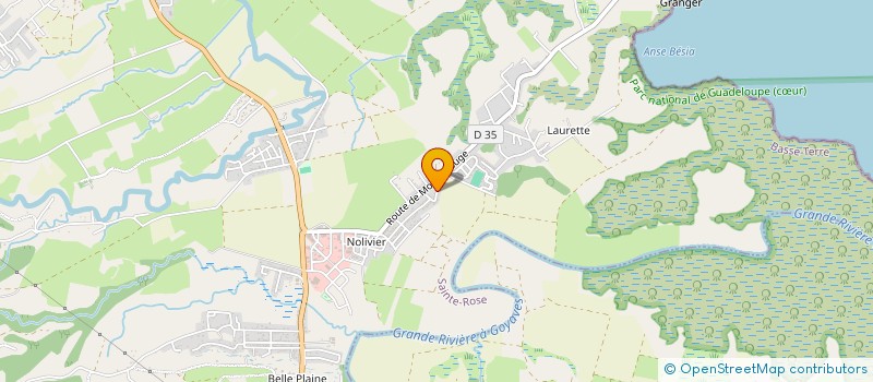 localisation de l'entreprise ENTR'AIDES (ENTRE ACTIVITE INGENIOSITE DISPONIBILITE EQUITE ET SOLIDARITE) à SAINTE-ROSE