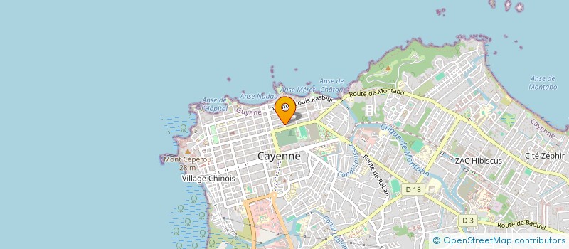 localisation de l'entreprise ENTR AIDES GUYANE à CAYENNE