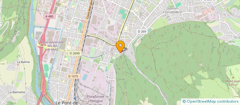 localisation de l'entreprise ENTR'AILES  LE PONT-DE-CLAIX