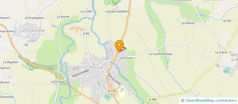 localisation de l'entreprise ENTR'AM TRAVAUX PUBLICS  VAL-COUESNON