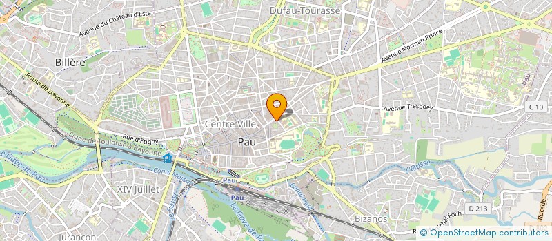 localisation de l'entreprise ENTR'APPRENDRE à PAU