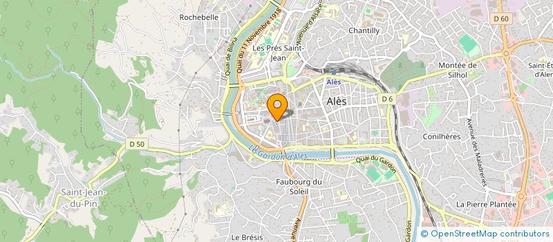 localisation de l'entreprise ENTR ART à ALES