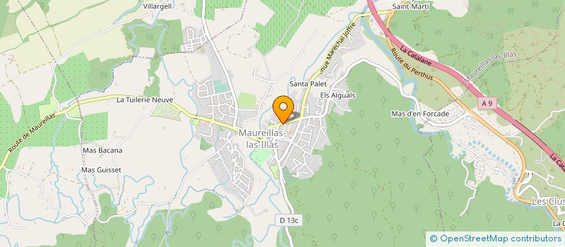 localisation de l'entreprise ENTR BATIMENT FRERES FARRES à MAUREILLAS-LAS-ILLAS