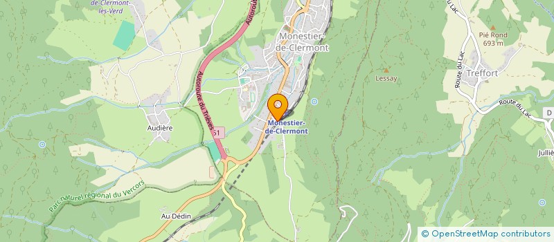 localisation de l'entreprise ENTR CLAVIER BATIMENT TRAVAUX PUBLICS à MONESTIER-DE-CLERMONT