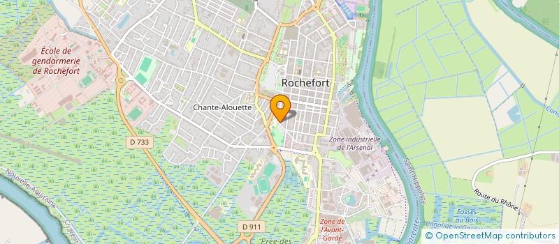 localisation de l'entreprise ENTR CONSTRUCTION RENOVATION L HABITAT  ROCHEFORT