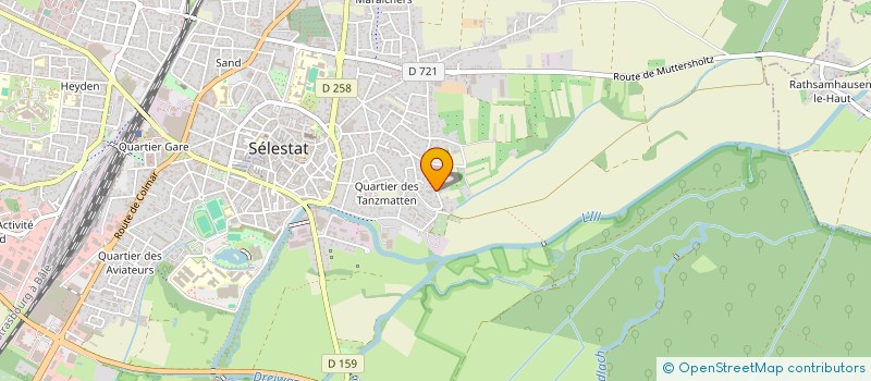 localisation de l'entreprise ENTR CREPISSAGE ZAMOLO C ET FILS  SELESTAT