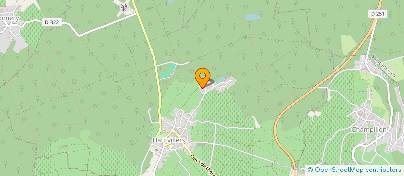 localisation de l'entreprise ENTR DE NETTOYAGE PERCHAT  HAUTVILLERS