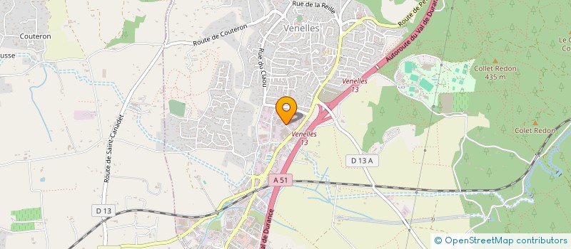 localisation de l'entreprise ENTR DE PEINTURE AGENCEMENT CONSTRUCTION  VENELLES