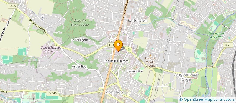 localisation de l'entreprise ENTR DIFFUS AUTO MONTLHERY à MONTLHERY