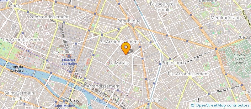 localisation de l'entreprise ENTR EUR D'ETUDES ET DE CONSTRUCTION à PARIS