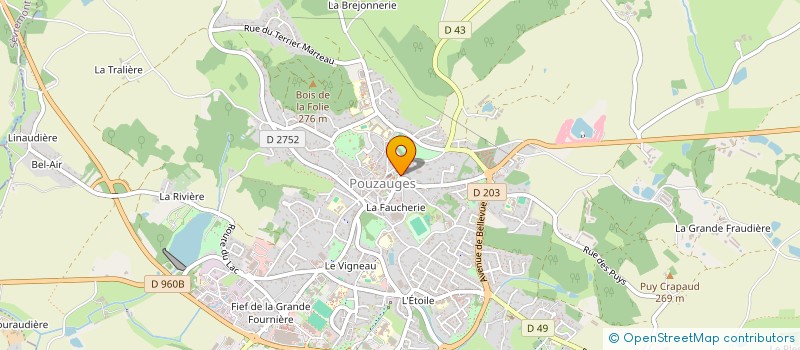 localisation de l'entreprise ENTR'EUX PARENTHESES  POUZAUGES