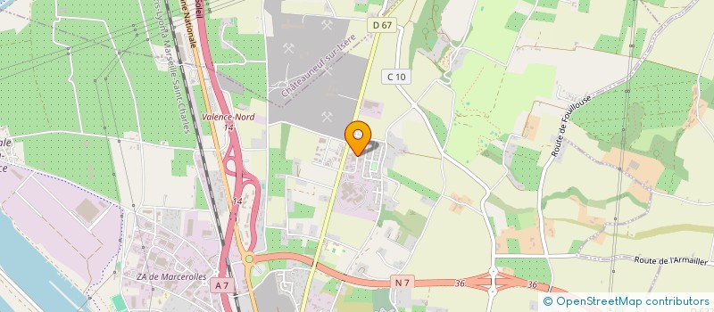 localisation de l'entreprise ENTR'EXT  BOURG-LES-VALENCE