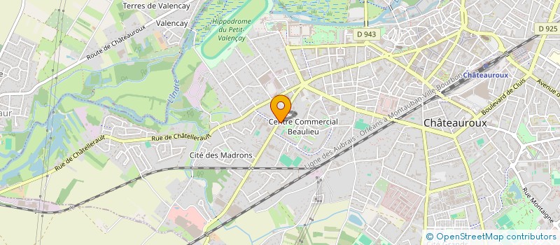 localisation de l'entreprise ENTR FOURNITURES AUTO INDUST CHATEAUROUX à CHATEAUROUX