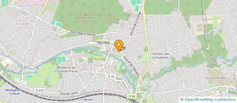 localisation de l'entreprise ENTR FRANCILIENNE DE PLOMBERIE CHAUFFAGE  YERRES