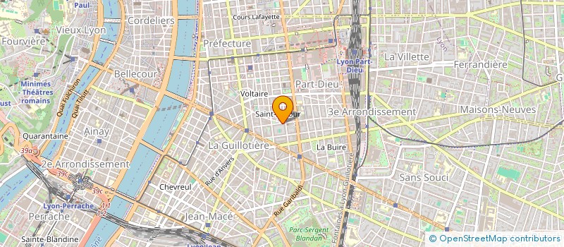 localisation de l'entreprise ENTR GEN D'ELECTRICITE ET RADIO EGER  LYON